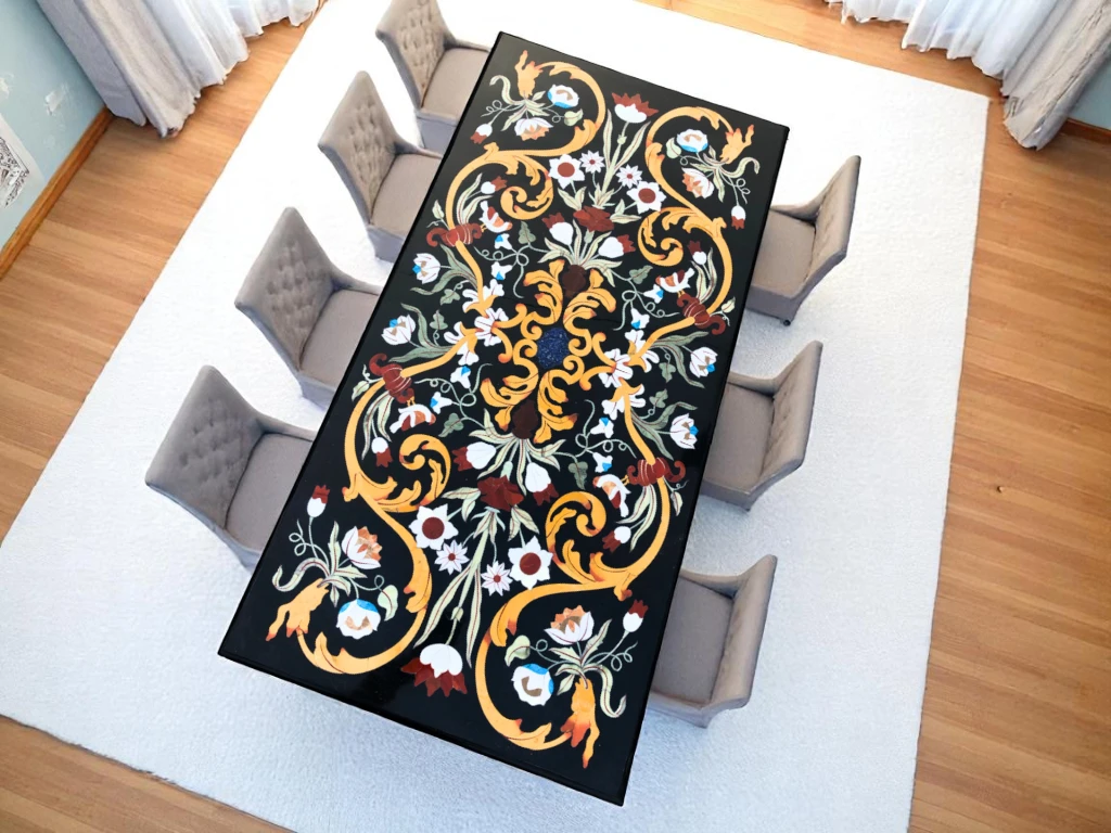 Attractive Marble Top End Tables for Living Room & Dining - Vedant Artisans